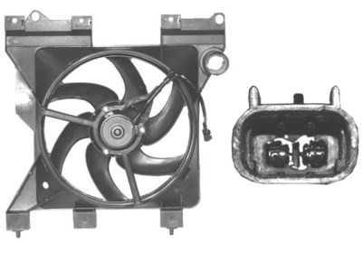 VAN WEZEL Ventilators, Motora dzesēšanas sistēma 0956746